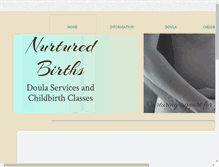 Tablet Screenshot of nurturedbirths.com